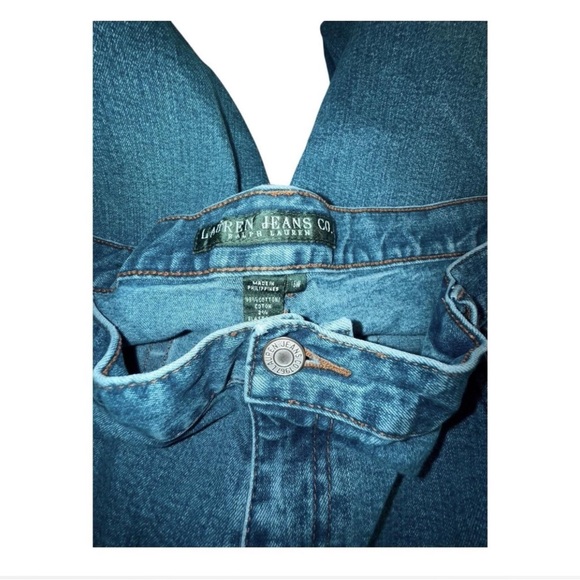 Lauren Ralph Lauren High Rise Light Blue Jeans - Picture 2 of 4